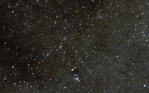 After: the three lines are gone and the stars remain